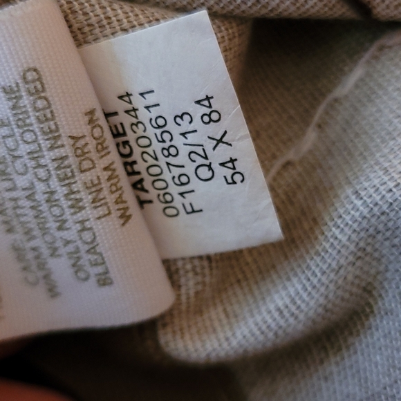 Circo Boy's curtains, 54'x84', brown w/ Kelly green, baby blue & beige stripes - Picture 7 of 7